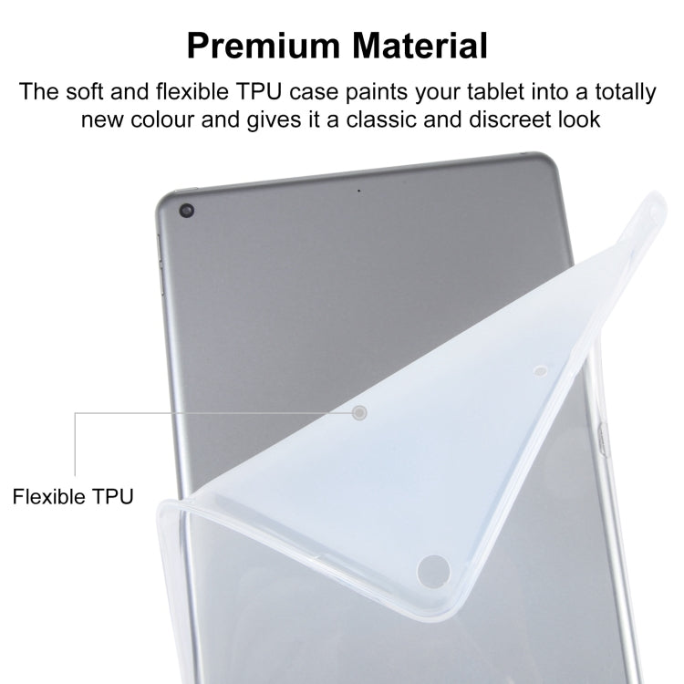For Samsung Galaxy Tab A9+ 11 inch TPU Tablet Case(Frosted Clear)