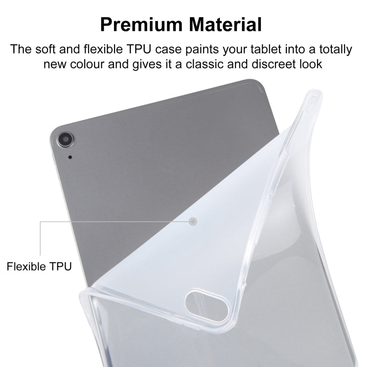 For Samsung Galaxy Tab S9 FE TPU Tablet Case(Frosted Clear)