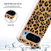 For Google Pixel 9 / 9 Pro Electroplating Dual-side IMD Phone Case(Leopard Print)