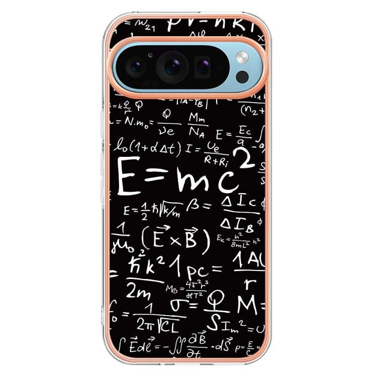 For Google Pixel 9 / 9 Pro Electroplating Dual-side IMD Phone Case(Equation)