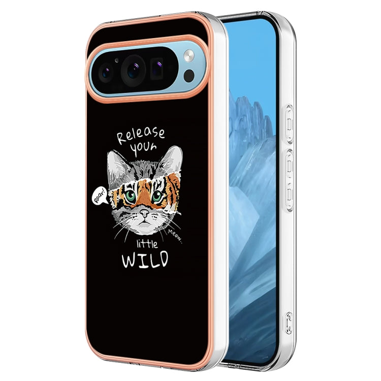 For Google Pixel 9 / 9 Pro Electroplating Dual-side IMD Phone Case(Natural Growth)