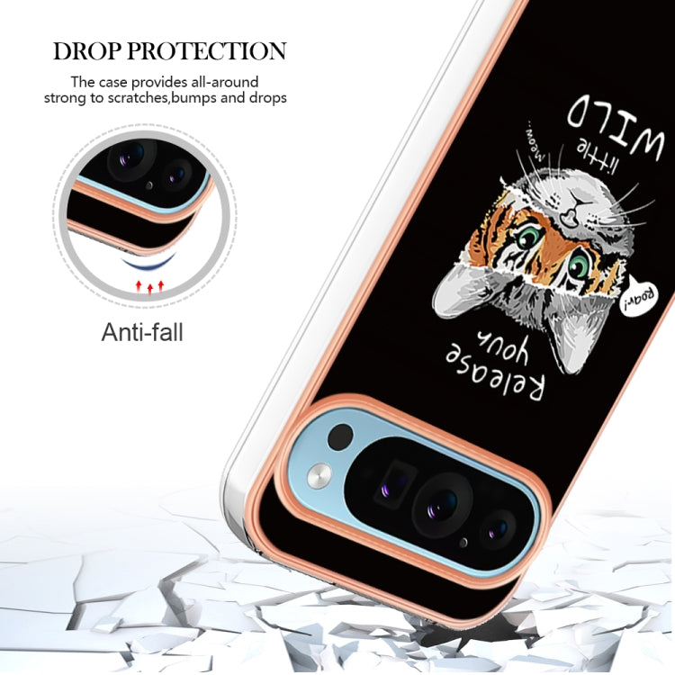 For Google Pixel 9 / 9 Pro Electroplating Dual-side IMD Phone Case(Natural Growth)