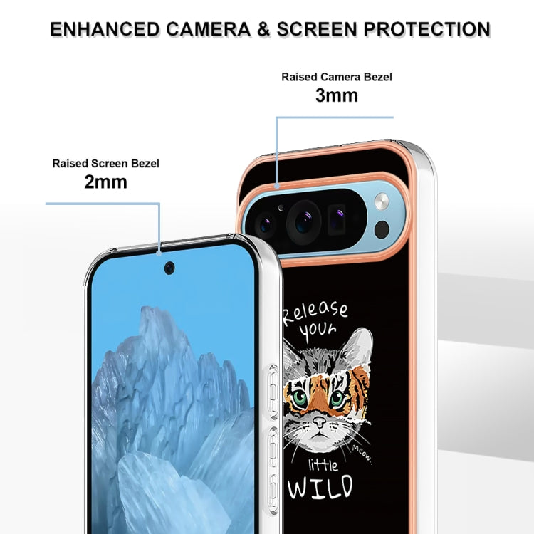 For Google Pixel 9 / 9 Pro Electroplating Dual-side IMD Phone Case(Natural Growth)