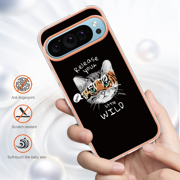 For Google Pixel 9 / 9 Pro Electroplating Dual-side IMD Phone Case(Natural Growth)