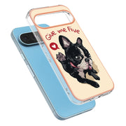 For Google Pixel 9 / 9 Pro Electroplating Dual-side IMD Phone Case(Lucky Dog)