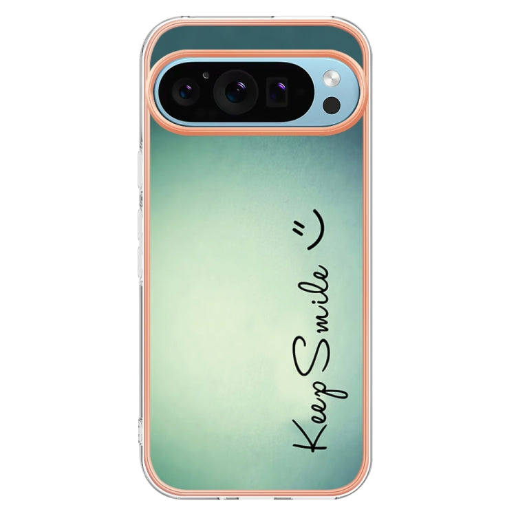 For Google Pixel 9 Pro XL Electroplating Dual-side IMD Phone Case(Smile)