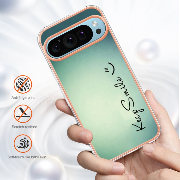 For Google Pixel 9 Pro XL Electroplating Dual-side IMD Phone Case(Smile)