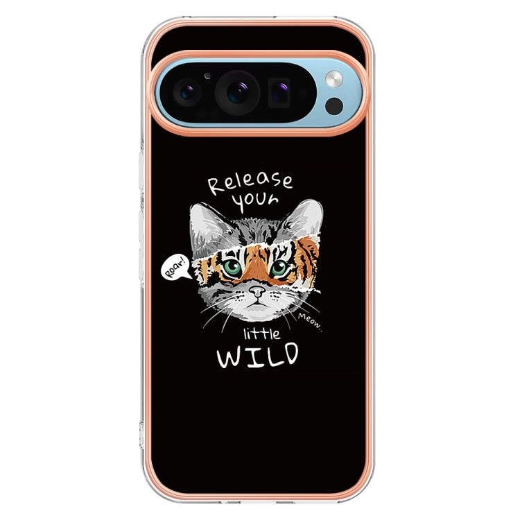 For Google Pixel 9 Pro XL Electroplating Dual-side IMD Phone Case(Natural Growth)