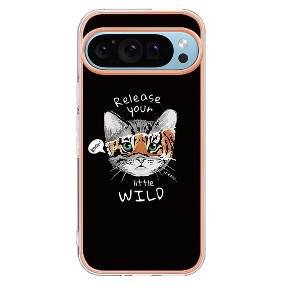 For Google Pixel 9 Pro XL Electroplating Dual-side IMD Phone Case(Natural Growth)