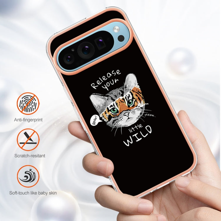 For Google Pixel 9 Pro XL Electroplating Dual-side IMD Phone Case(Natural Growth)
