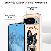 For Google Pixel 9 Pro XL Electroplating Dual-side IMD Phone Case(Lucky Dog)