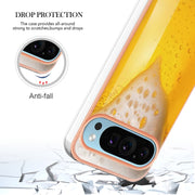 For Google Pixel 9 Pro XL Electroplating Dual-side IMD Phone Case(Draft Beer)