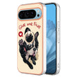 For Google Pixel 9 Pro XL Electroplating Dual-side IMD Phone Case with Ring Holder(Lucky Dog) - Google Cases by PMC TechLife | Online Shopping South Africa | PMC TechLife | Buy Now Pay Later Mobicred