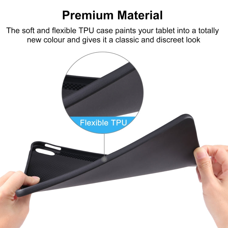 For iPad 5 / Air TPU Tablet Case(Black)