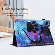 For iPad Pro 11 2024 Sewing Litchi Texture Smart Leather Tablet Case(Footprint)