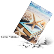 For iPad Pro 11 2024 Sewing Litchi Texture Smart Leather Tablet Case(Starfish)