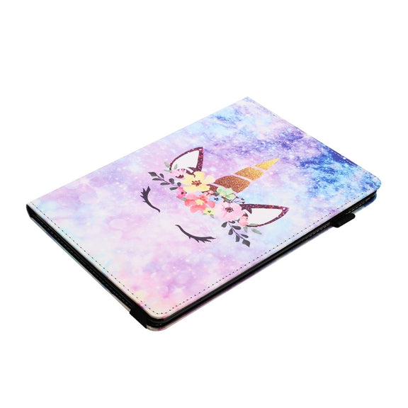 For iPad Pro 11 2024 Sewing Litchi Texture Smart Leather Tablet Case(Smiling Face)