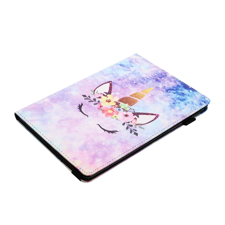 For iPad Pro 11 2024 Sewing Litchi Texture Smart Leather Tablet Case(Smiling Face)