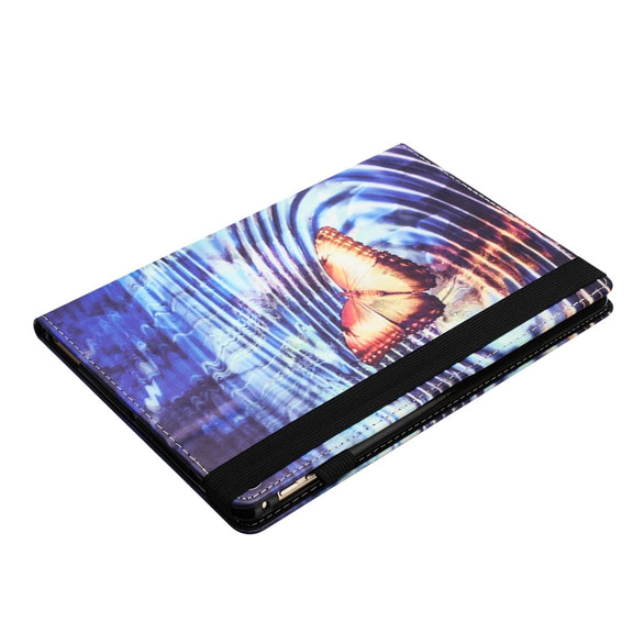 For iPad Pro 11 2024 Sewing Litchi Texture Smart Leather Tablet Case(Butterfly)