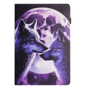 For iPad Pro 11 2024 Sewing Litchi Texture Smart Leather Tablet Case(Wolf)