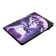 For iPad Pro 11 2024 Sewing Litchi Texture Smart Leather Tablet Case(Wolf)
