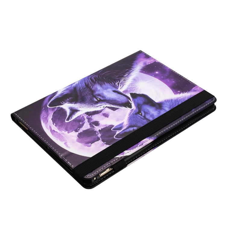 For iPad Pro 11 2024 Sewing Litchi Texture Smart Leather Tablet Case(Wolf)