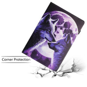 For iPad Pro 11 2024 Sewing Litchi Texture Smart Leather Tablet Case(Wolf)