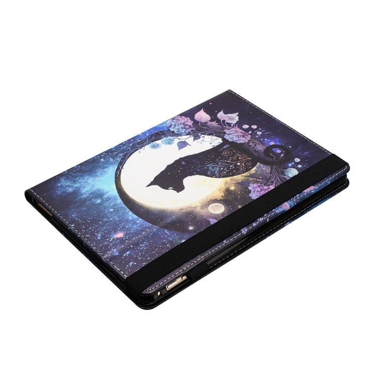 For iPad Pro 11 2024 Sewing Litchi Texture Smart Leather Tablet Case(Cat)