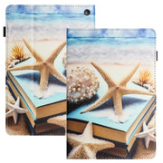 For Amazon Kindle Fire HD 8 2020 2022 Sewing Litchi Texture Smart Leather Tablet Case(Starfish)