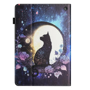 For Amazon Kindle Fire HD 8 2020 2022 Sewing Litchi Texture Smart Leather Tablet Case(Cat)