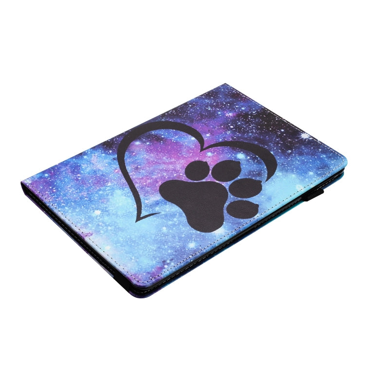For Amazon Kindle Fire Max 11 2023 Sewing Litchi Texture Smart Leather Tablet Case(Footprint)