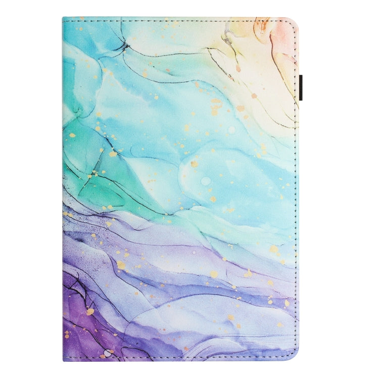 For Amazon Kindle Fire Max 11 2023 Sewing Litchi Texture Smart Leather Tablet Case(Oil Painting)
