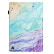For Amazon Kindle Fire Max 11 2023 Sewing Litchi Texture Smart Leather Tablet Case(Oil Painting)