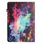 For Amazon Kindle Fire Max 11 2023 Sewing Litchi Texture Smart Leather Tablet Case(Starry Sky)