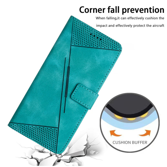 For vivo S18 / S18 Pro Dream Triangle Leather Phone Case with Lanyard(Green)