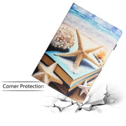 For Lenovo Tab M10 Sewing Litchi Texture Smart Leather Tablet Case(Starfish)