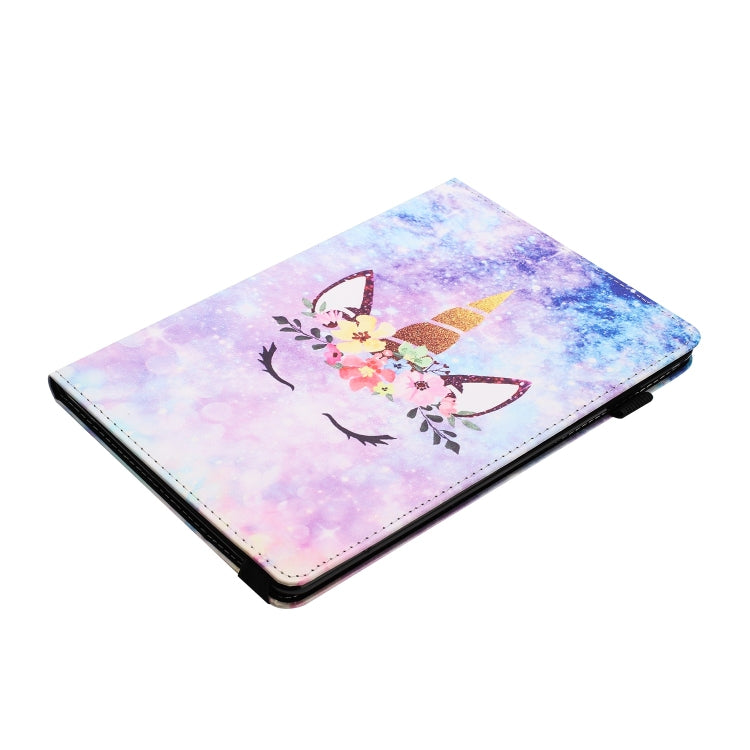 For Lenovo Tab M10 Sewing Litchi Texture Smart Leather Tablet Case(Smiling Face)