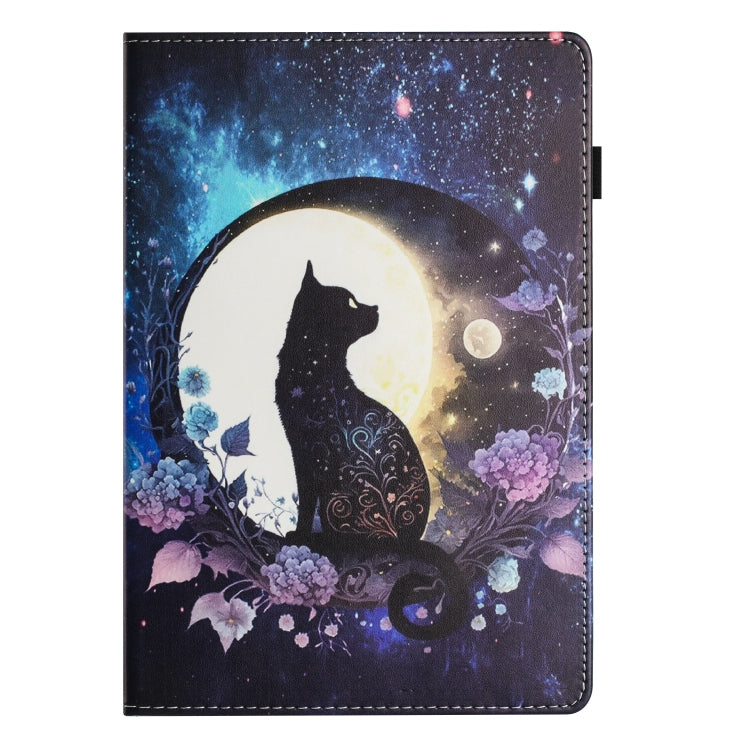 For Lenovo Tab M10 Sewing Litchi Texture Smart Leather Tablet Case(Cat)