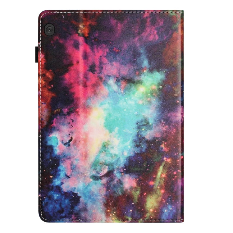 For Lenovo Tab M10 Sewing Litchi Texture Smart Leather Tablet Case(Starry Sky)