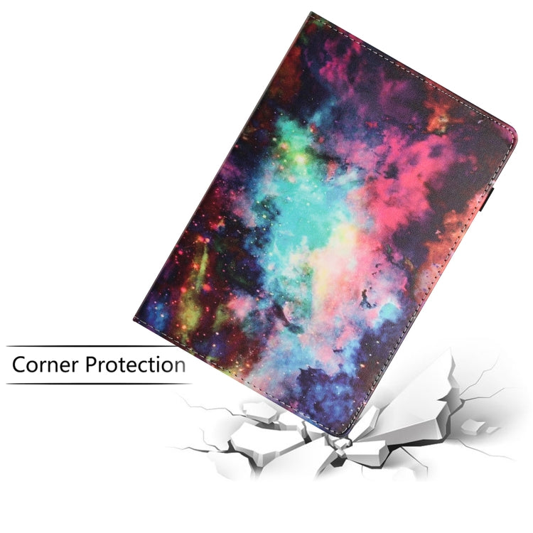 For Lenovo Tab M10 Sewing Litchi Texture Smart Leather Tablet Case(Starry Sky)