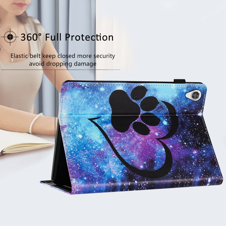 For Lenovo Tab M10 HD Gen 2 Sewing Litchi Texture Smart Leather Tablet Case(Footprint)