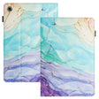 For Lenovo M10 Plus Sewing Litchi Texture Smart Leather Tablet Case(Oil Painting) - Lenovo by PMC TechLife | Online Shopping South Africa | PMC TechLife | Buy Now Pay Later Mobicred