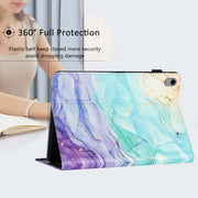 For Lenovo Tab P11 Sewing Litchi Texture Smart Leather Tablet Case(Oil Painting)