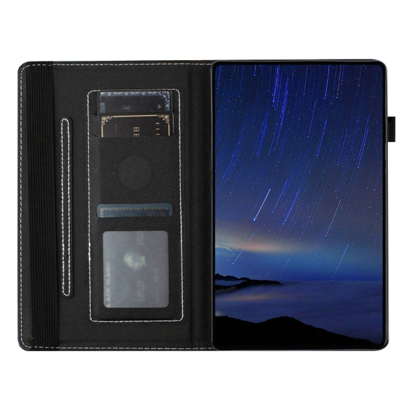 For Lenovo Tab P11 Sewing Litchi Texture Smart Leather Tablet Case(Smiling Face)
