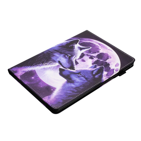 For Lenovo Tab P11 Sewing Litchi Texture Smart Leather Tablet Case(Wolf)