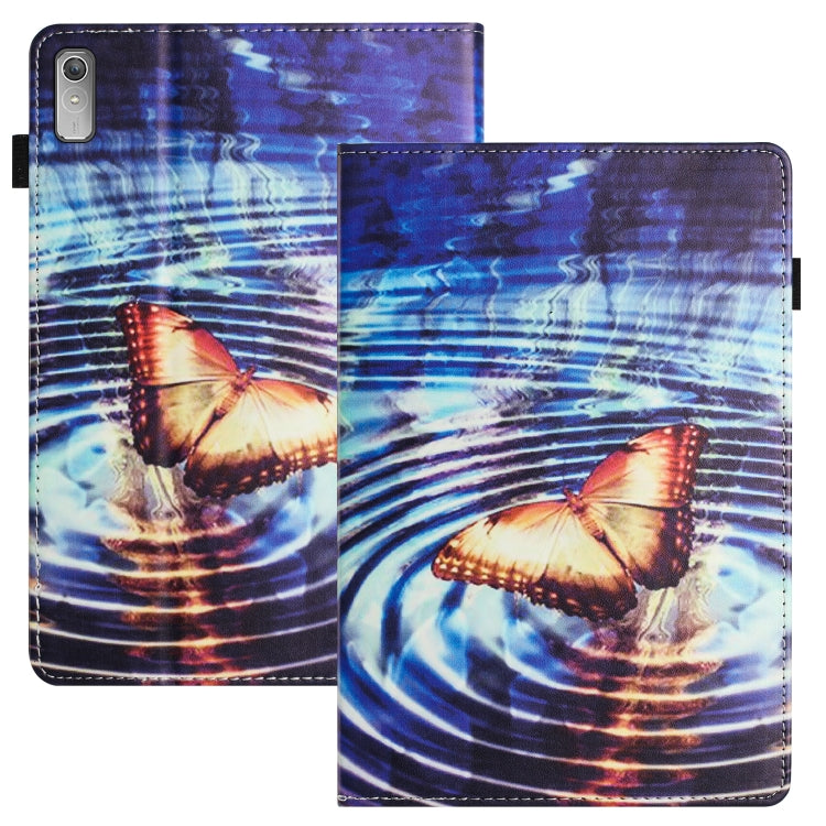 For Lenovo Tab P11 Gen 2 Sewing Litchi Texture Smart Leather Tablet Case(Butterfly)
