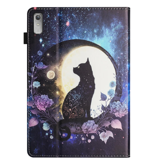 For Lenovo Tab P11 Gen 2 Sewing Litchi Texture Smart Leather Tablet Case(Cat)