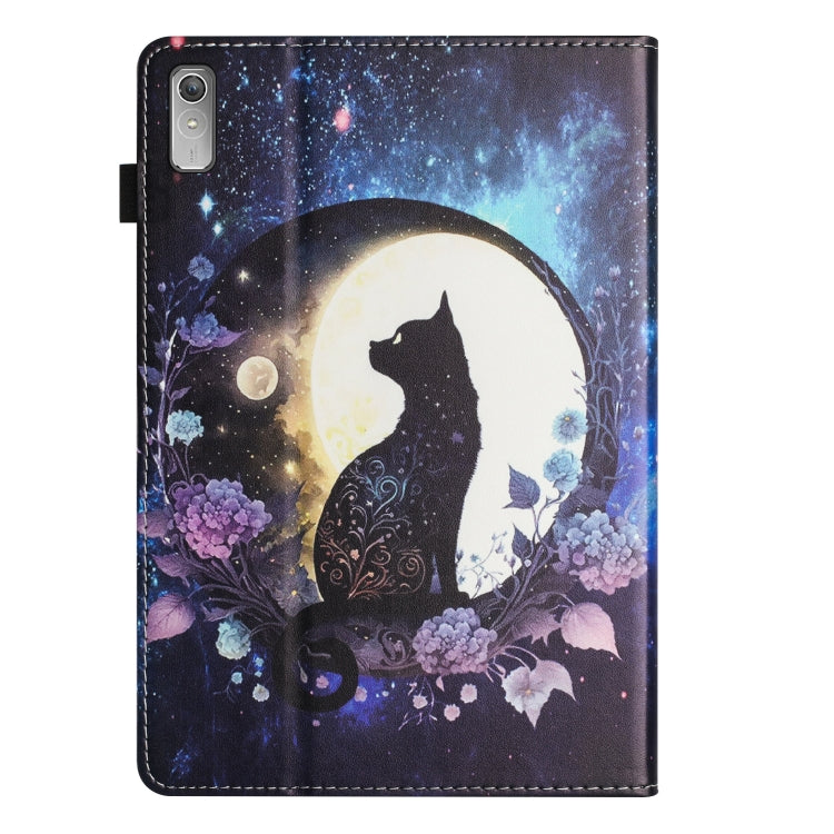 For Lenovo Tab P11 Gen 2 Sewing Litchi Texture Smart Leather Tablet Case(Cat)