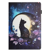 For Huawei MediaPad T5 10 Sewing Litchi Texture Smart Leather Tablet Case(Cat)