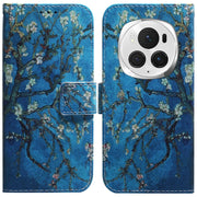 For Honor Magic6 Pro Coloured Drawing Flip Leather Phone Case(Apricot)